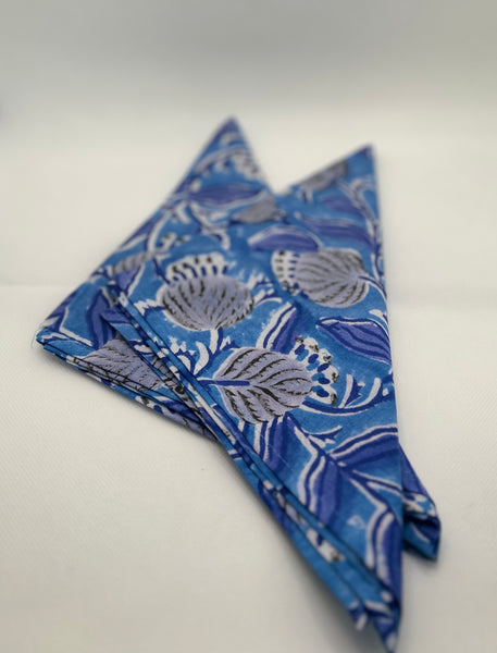 Table Napkin Blue Flowers