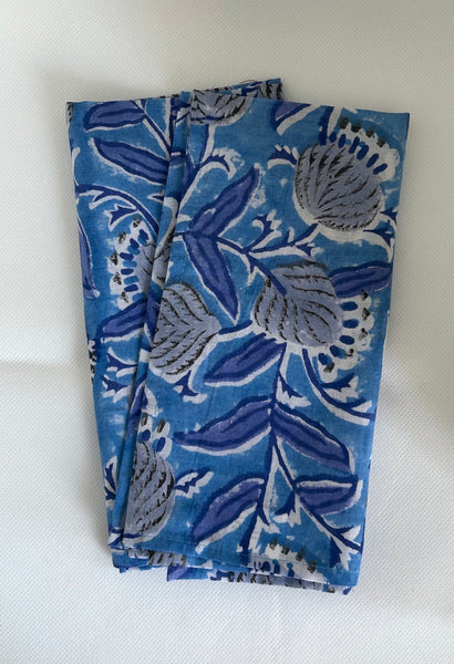 Table Napkin Blue Flowers