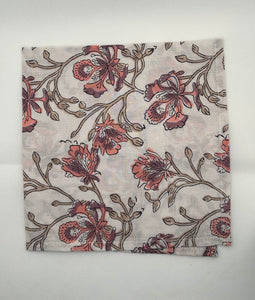 Table Napkin Pink Flowers