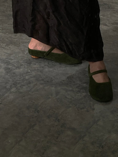 Velvet Mary Janes by Kilchu