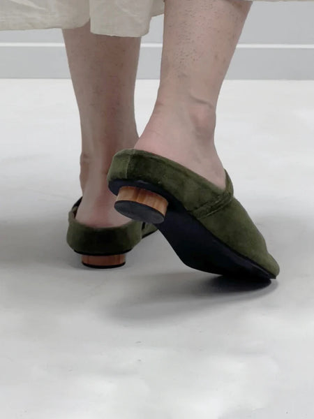 Velvet Mary Janes by Kilchu