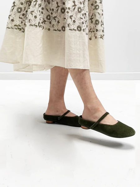 Velvet Mary Janes by Kilchu